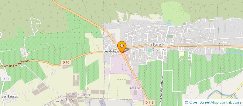 localisation de l'entreprise BABYLLAGE  LA FARE-LES-OLIVIERS