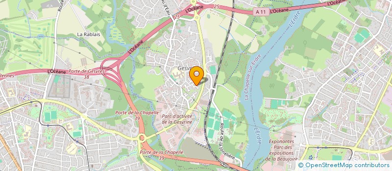 localisation de l'entreprise BABYLLONE  LA CHAPELLE-SUR-ERDRE