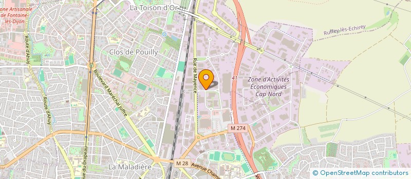 localisation de l'entreprise BABYLON COM  DIJON