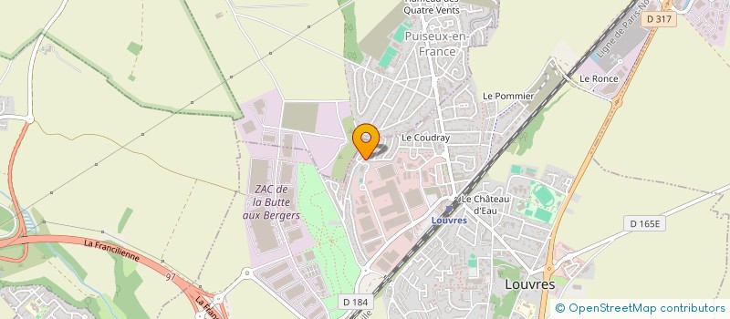 localisation de l'entreprise BABYLONE  LOUVRES