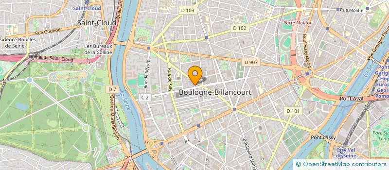 localisation de l'entreprise BABYLONE à BOULOGNE-BILLANCOURT