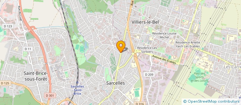 localisation de l'entreprise BABYLONE  SARCELLES