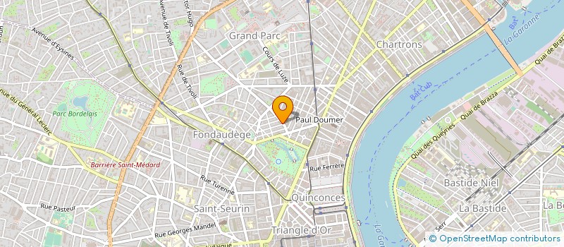 localisation de l'entreprise BABYLONE  BORDEAUX