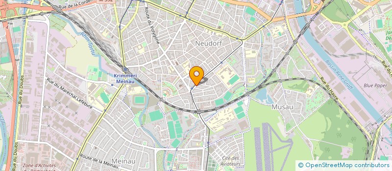 localisation de l'entreprise BABYLONE à STRASBOURG