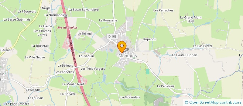 localisation de l'entreprise BABYLONE  VAL-COUESNON