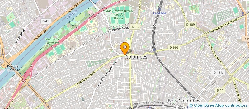 localisation de l'entreprise BABYLONE à COLOMBES