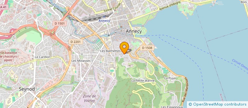 localisation de l'entreprise BABYLONE  ANNECY