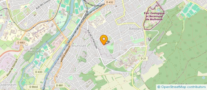 localisation de l'entreprise BABYLONE SARL  MULHOUSE