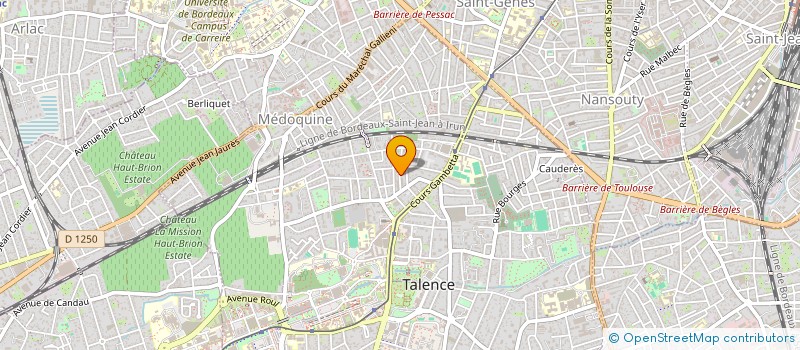 localisation de l'entreprise BABYNOOK à TALENCE