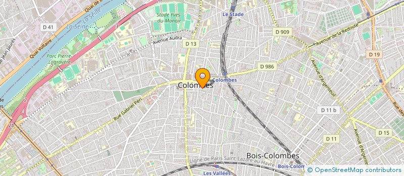 localisation de l'entreprise BABYPOP ONE à COLOMBES