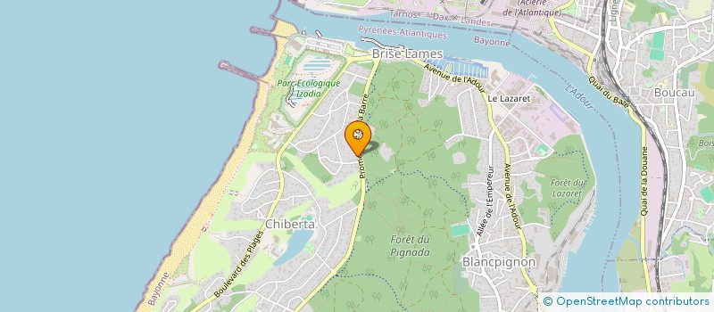 localisation de l'entreprise BABYRIDE à ANGLET