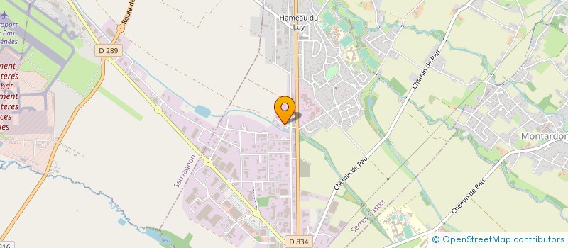 localisation de l'entreprise BAC +6  SERRES-CASTET