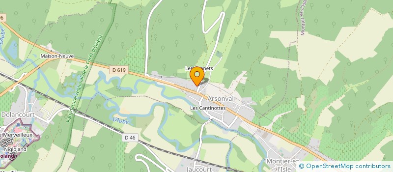 localisation de l'entreprise BAC  ARSONVAL