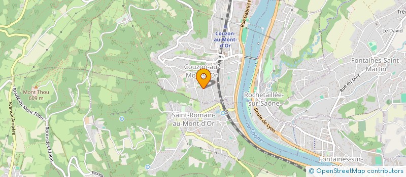 localisation de l'entreprise BAC AUTONOME CULTIVE  COUZON-AU-MONT-D'OR