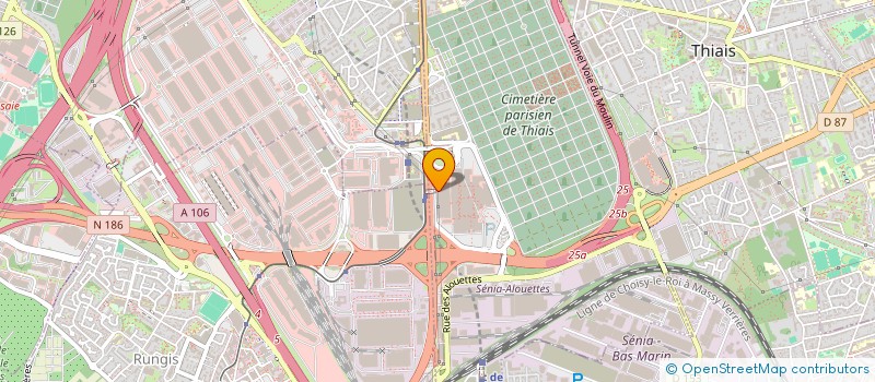 localisation de l'entreprise BAC AVENUE  THIAIS