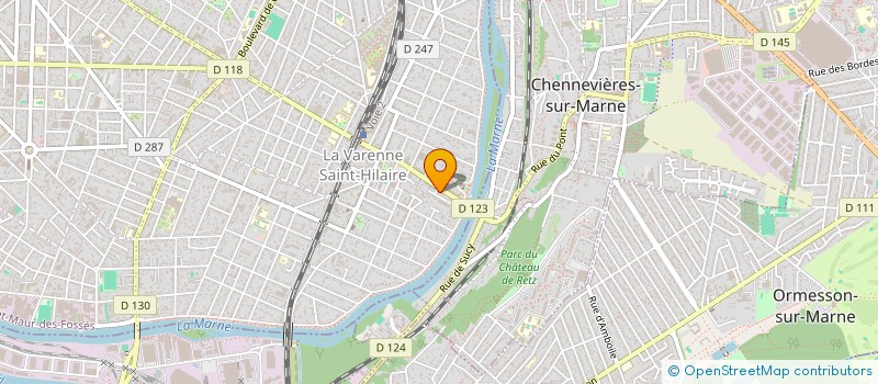 localisation de l'entreprise BAC BATIMENT à SAINT-MAUR-DES-FOSSES
