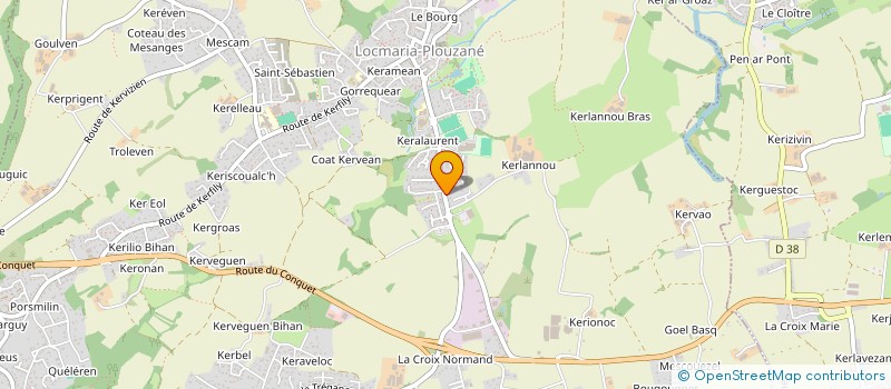 localisation de l'entreprise BAC BRETAGNE à LOCMARIA-PLOUZANE