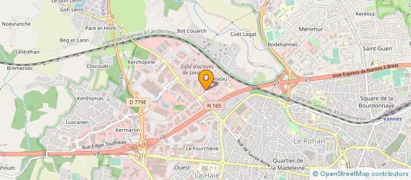 localisation de l'entreprise BAC BUREAU ASSISTANCE CONSEIL à VANNES
