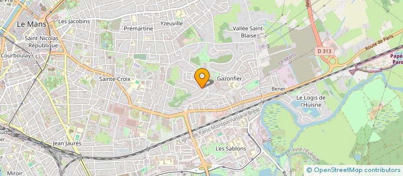 localisation de l'entreprise BAC'CD  LE MANS