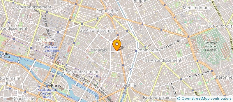 localisation de l'entreprise BAC COMMUNICATION  PARIS