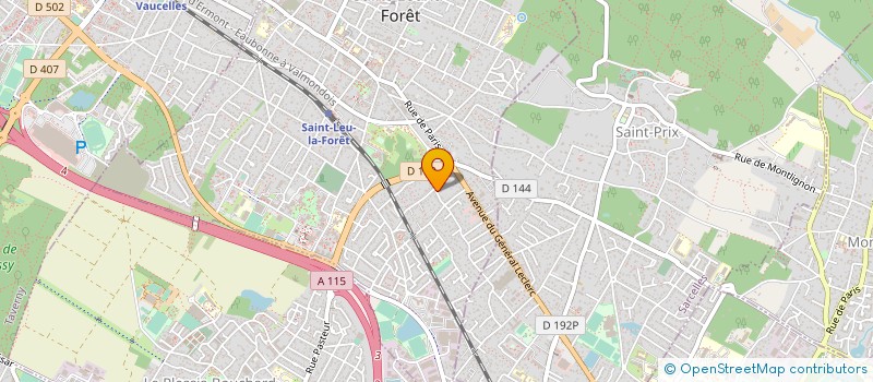 localisation de l'entreprise BAC CONCEPT  SAINT-LEU-LA-FORET