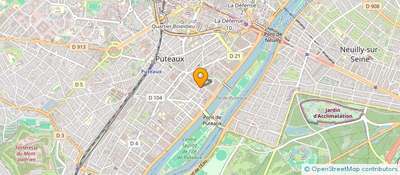 localisation de l'entreprise BAC CONSEIL ET DEVELOPPEMENT  PUTEAUX