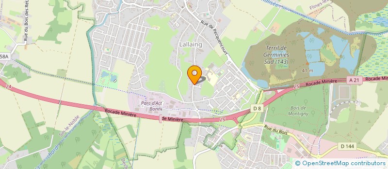 localisation de l'entreprise BAC DURIEZ  LALLAING