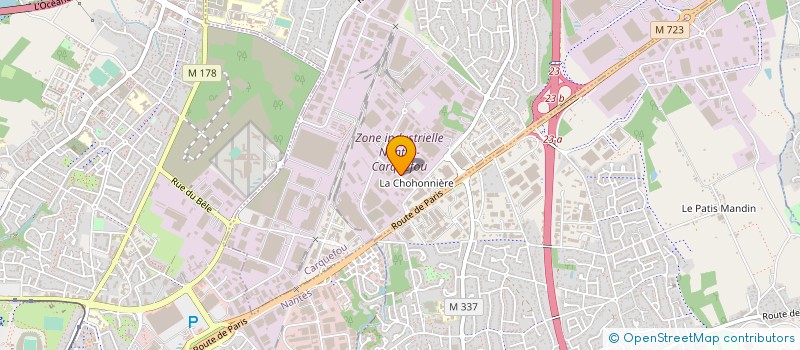 localisation de l'entreprise BAC ECO SERVICES à CARQUEFOU