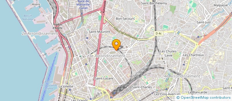 localisation de l'entreprise BAC ELEC à MARSEILLE