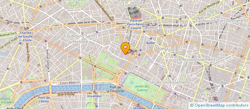 localisation de l'entreprise BAC HOLDING  PARIS