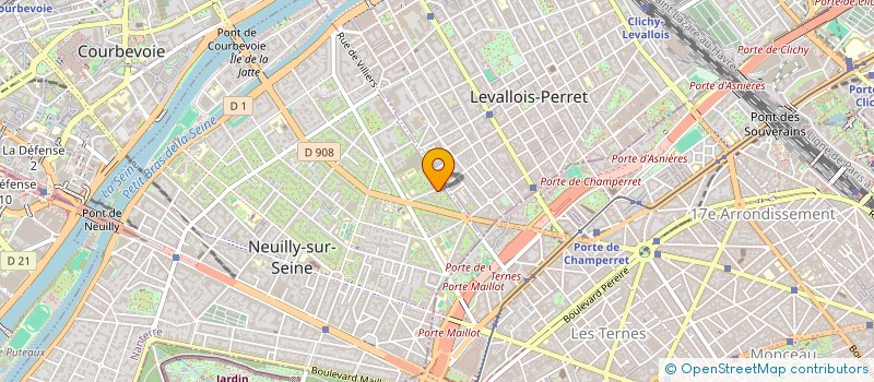localisation de l'entreprise BAC IMMO  NEUILLY-SUR-SEINE