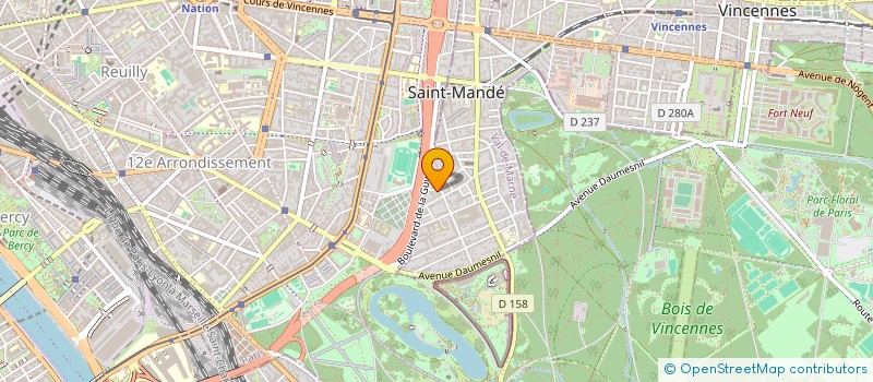 localisation de l'entreprise BAC IMMO  VINCENNES