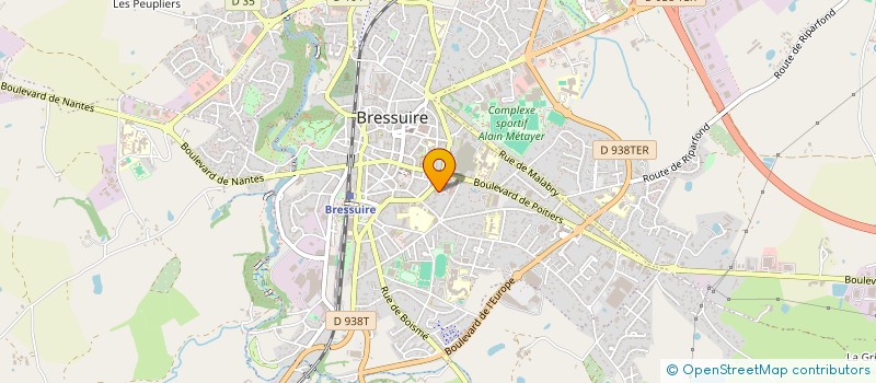localisation de l'entreprise BAC INTERIM D'INSERTION à BRESSUIRE