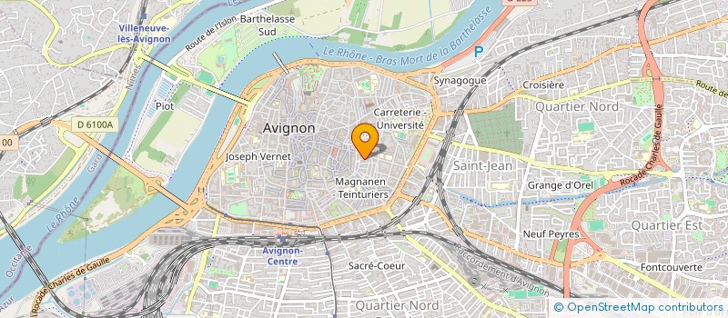 localisation de l'entreprise BAC LIEU  AVIGNON