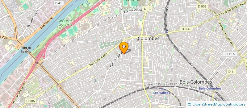 localisation de l'entreprise BAC SECURITE PRIVEE à COLOMBES