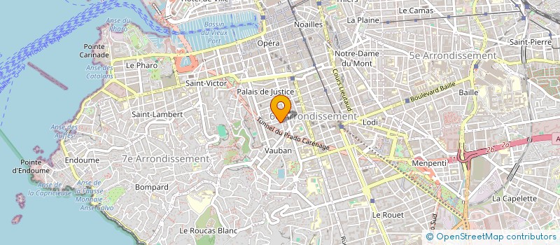 localisation de l'entreprise BACA à MARSEILLE