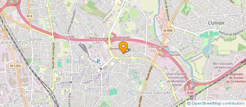 localisation de l'entreprise BACA à TOULOUSE