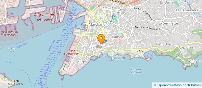 localisation de l'entreprise BACA COLLECTIF  TOULON