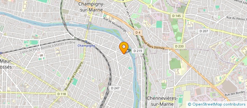 localisation de l'entreprise BACAD à SAINT-MAUR-DES-FOSSES