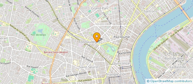 localisation de l'entreprise BACADAM  BORDEAUX