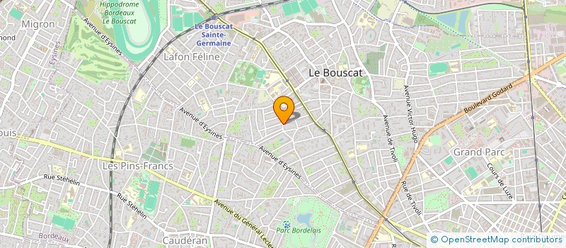 localisation de l'entreprise BACAHI  LE BOUSCAT