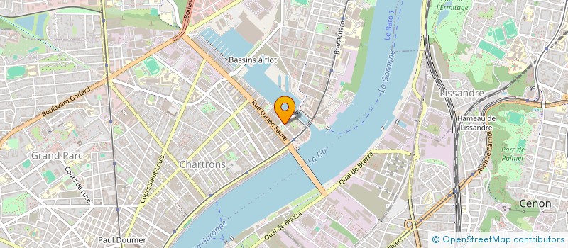 localisation de l'entreprise BACALAN FOOD  BORDEAUX