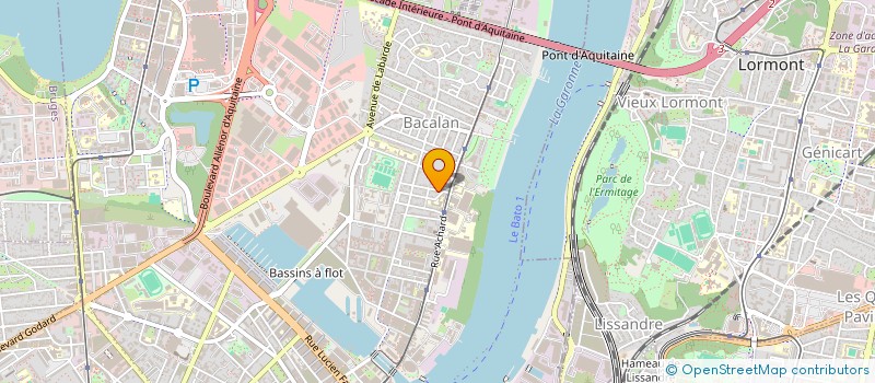 localisation de l'entreprise BACALANDES  BORDEAUX