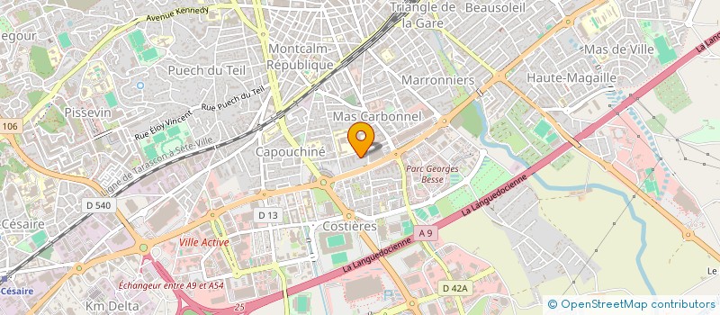 localisation de l'entreprise BACALANO  NIMES