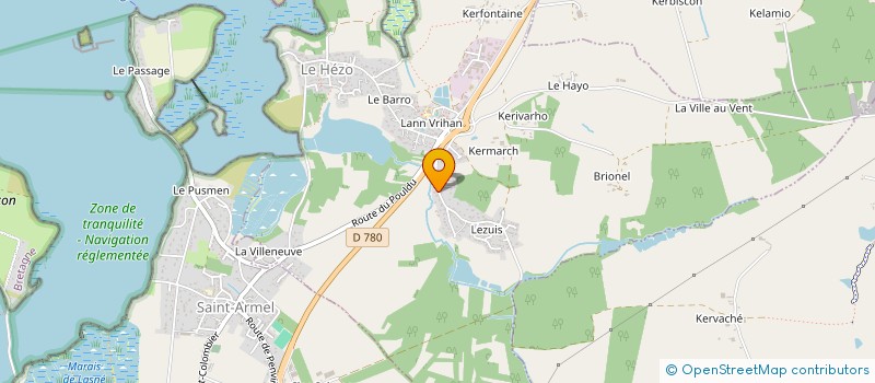 localisation de l'entreprise BACALAR BLUE  SAINT-COULOMB