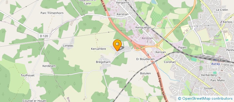 localisation de l'entreprise BACAM  BRECH