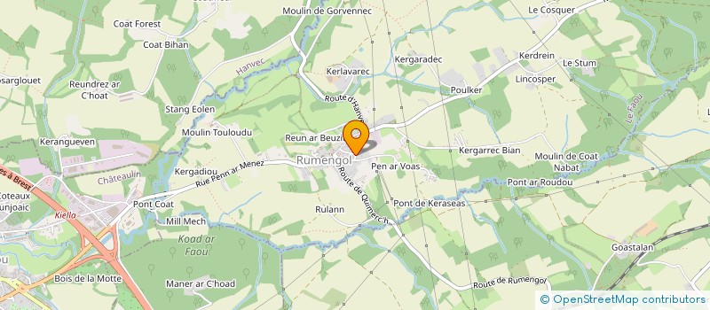 localisation de l'entreprise BACAN IMMOBILIER DROGOU  LE FAOU