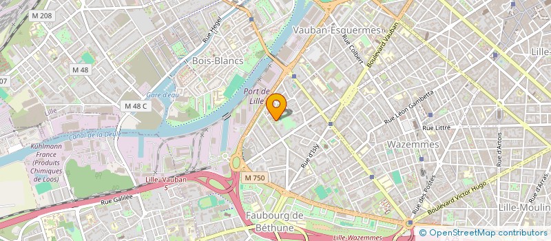 localisation de l'entreprise BACAND à LILLE