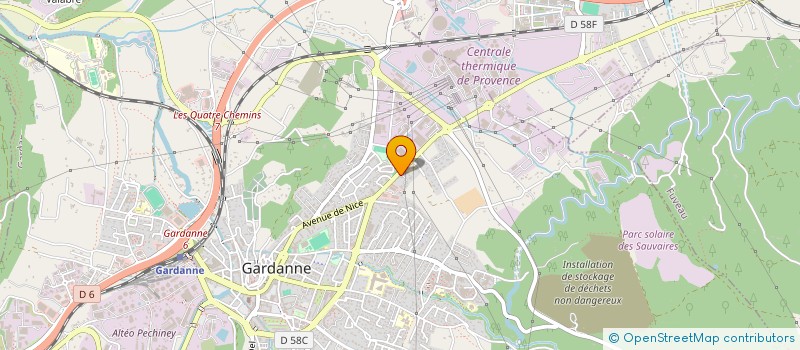 localisation de l'entreprise BACAO à GARDANNE