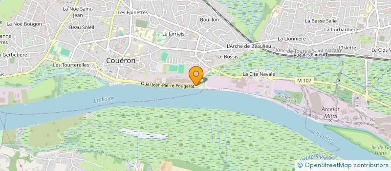 localisation de l'entreprise BACAPALO 72 à COUERON